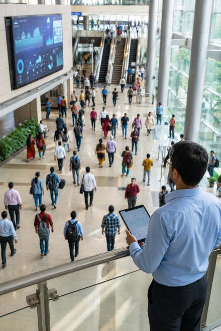 AI people and crowd analytics for operational monitoring