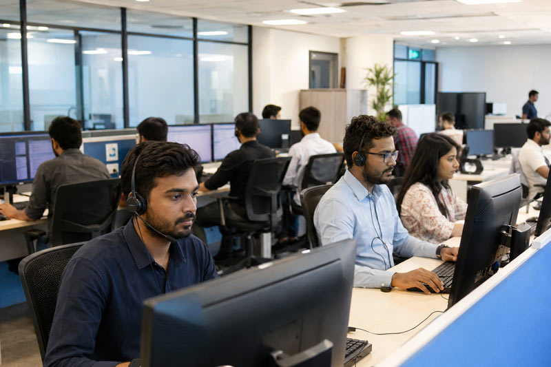Service operations across diagnostic locations