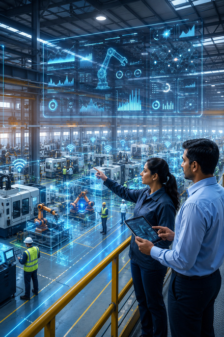 Industrial AI and IIoT integration for predictive manufacturing operations