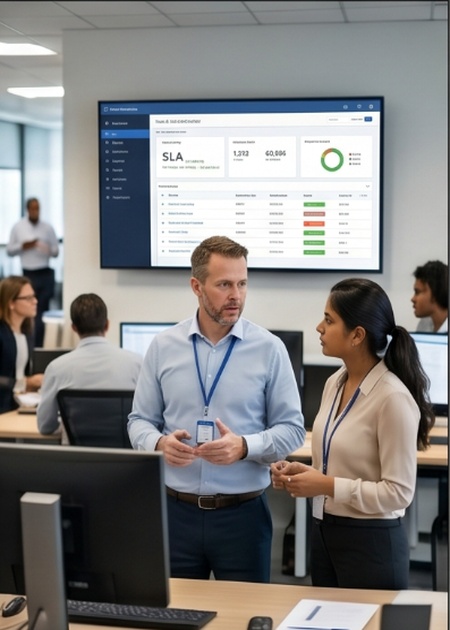 Managed IT services monitoring support and service operations