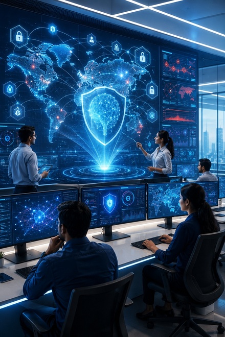 AI network security monitoring and enterprise threat intelligence
