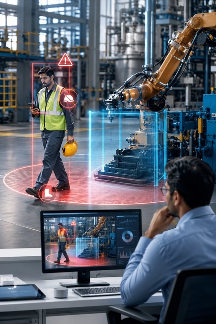 Safety violation detection with vision AI for industrial safety monitoring