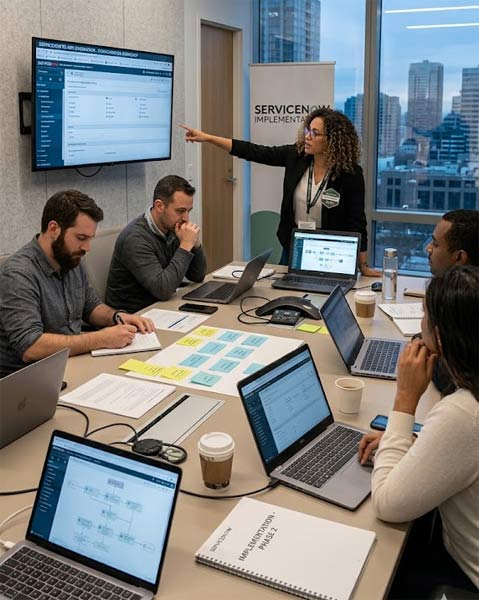 Sampark ServiceNow implementation advantage
