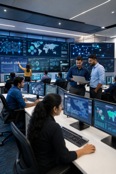 AI powered SOC and NOC intelligence monitoring